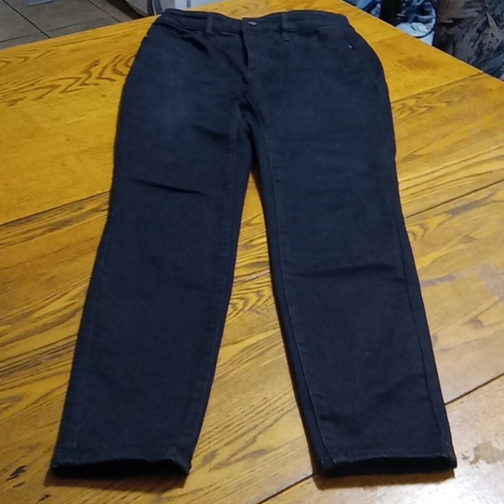 G SCULPT Jeans Womens 8 101 SKINNY TRUE BLACK WASH Denim Pants Preowned